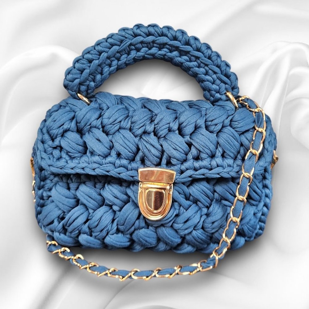Luxury marshmallow Crochet bag
